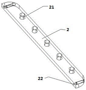 Data line test fixing device and tester with data line test fixing device