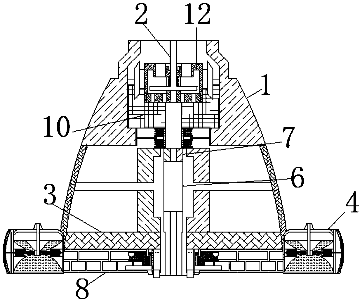 Forklift steering axle rear hub bearing press-fitting automation capability detection system