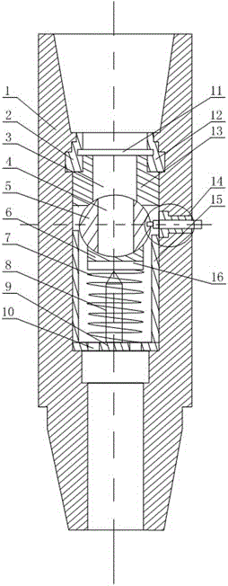 Natural gas blowout-control and flow-guiding device