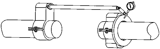 Driving shaft and driven shaft centering device for agricultural machinery