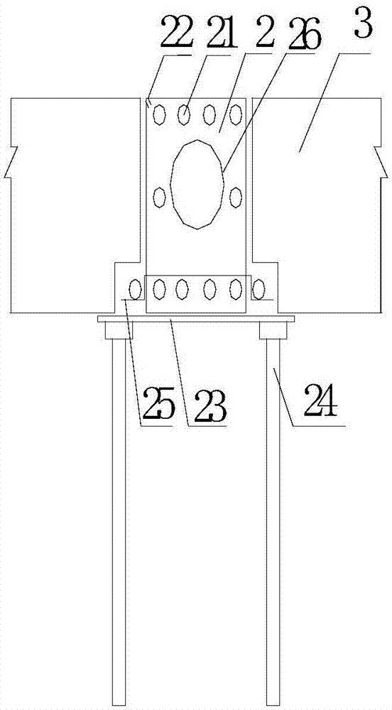 Assembly type long-span building with combined frame structure