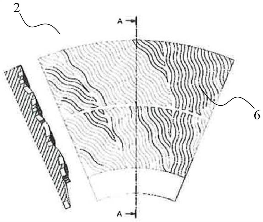 Refiner disc, refiner rotor and refiner with such refiner disc