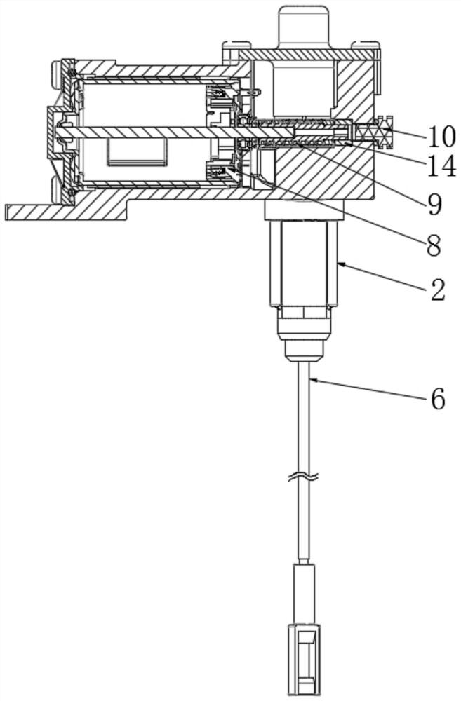 Electric parking actuator applied to drum brake