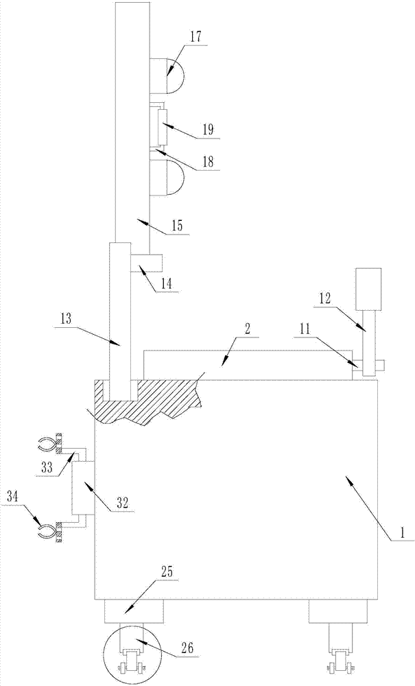 Cosmetic cabinet with sorting function