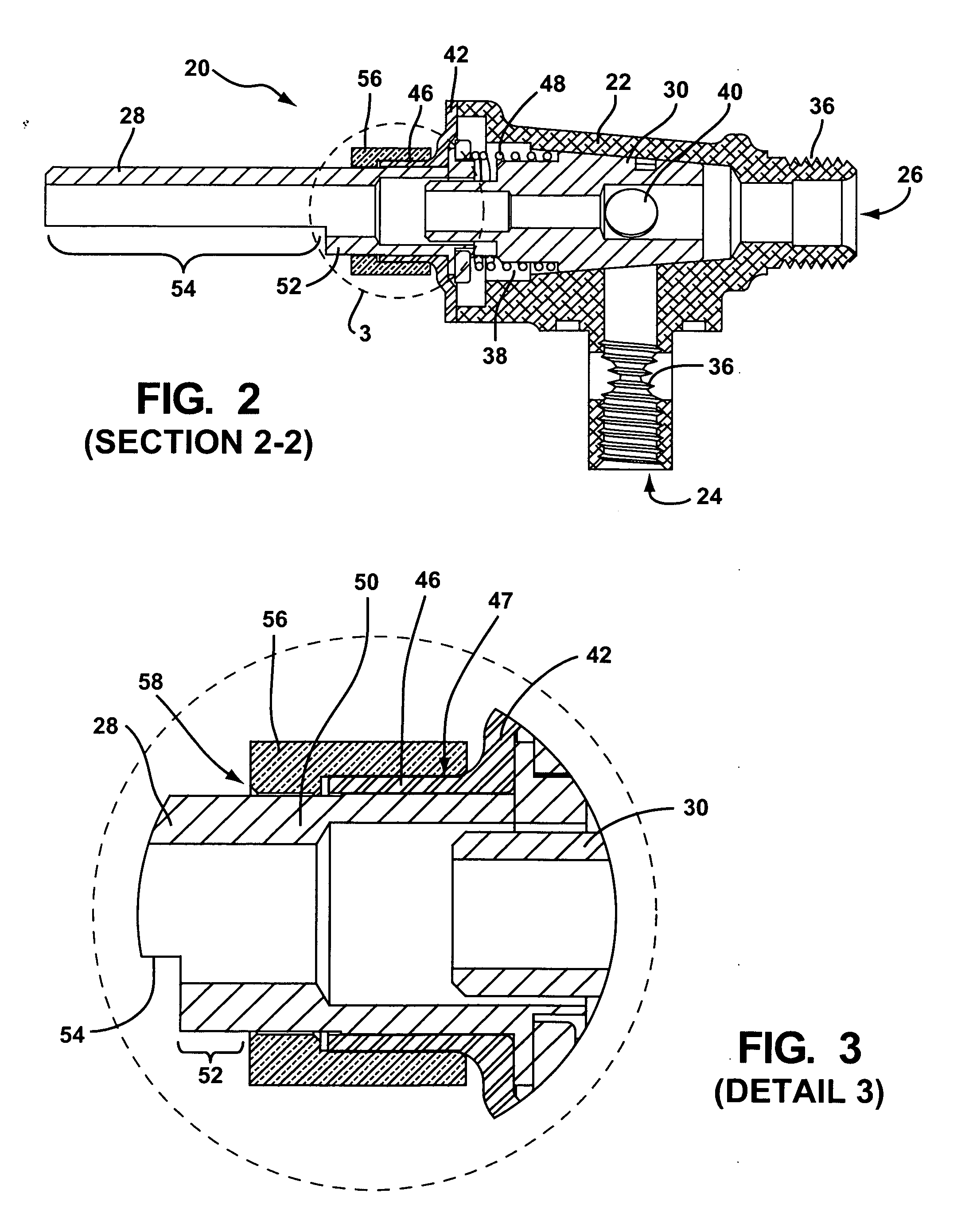 Reinforced gas valve stem