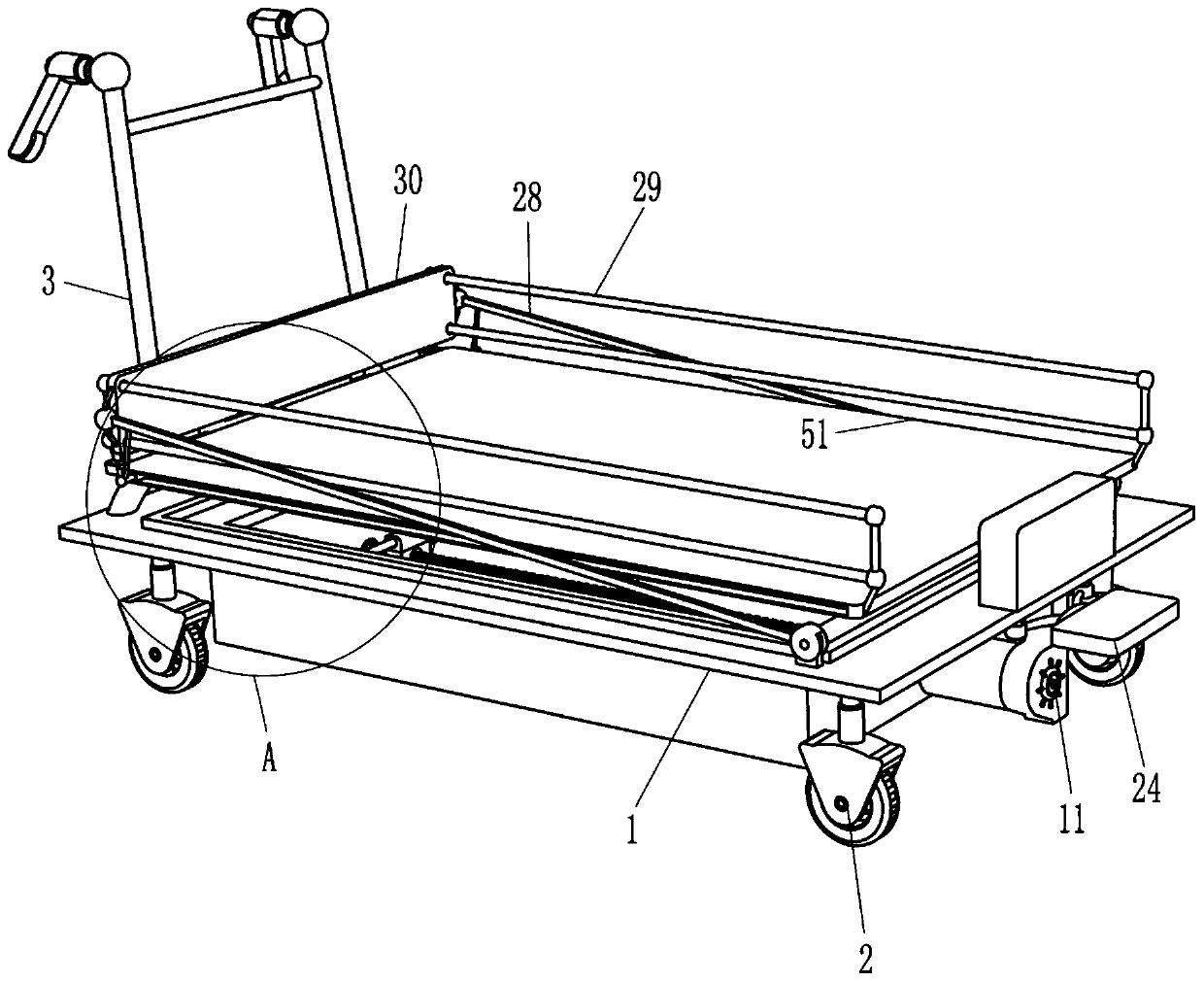 Cart for logistics carrying