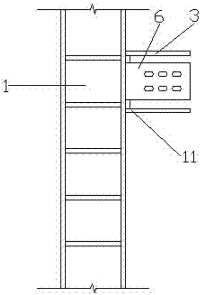 Self-reset beam column friction energy consumption node