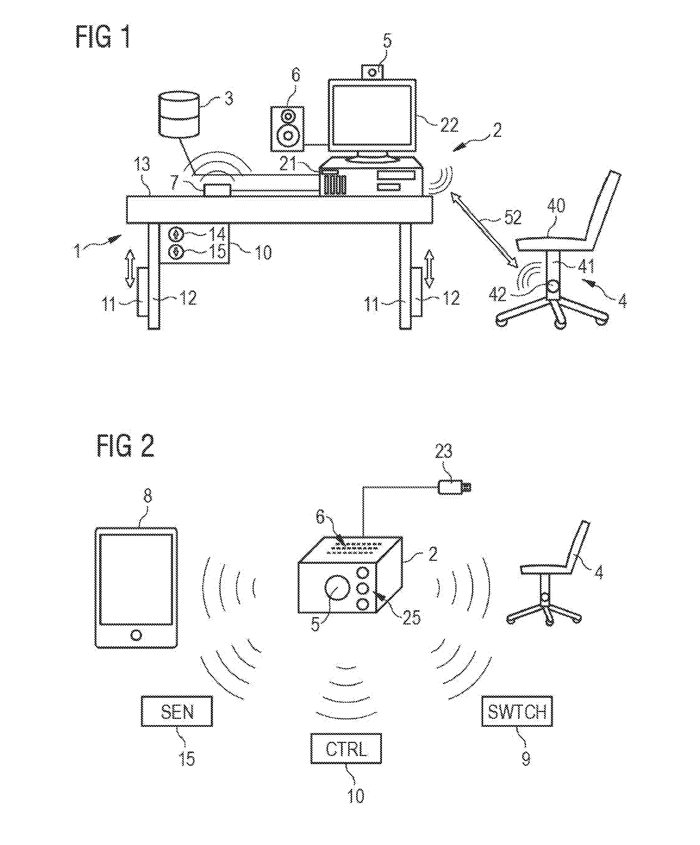 Ergonomics system for a workplace system