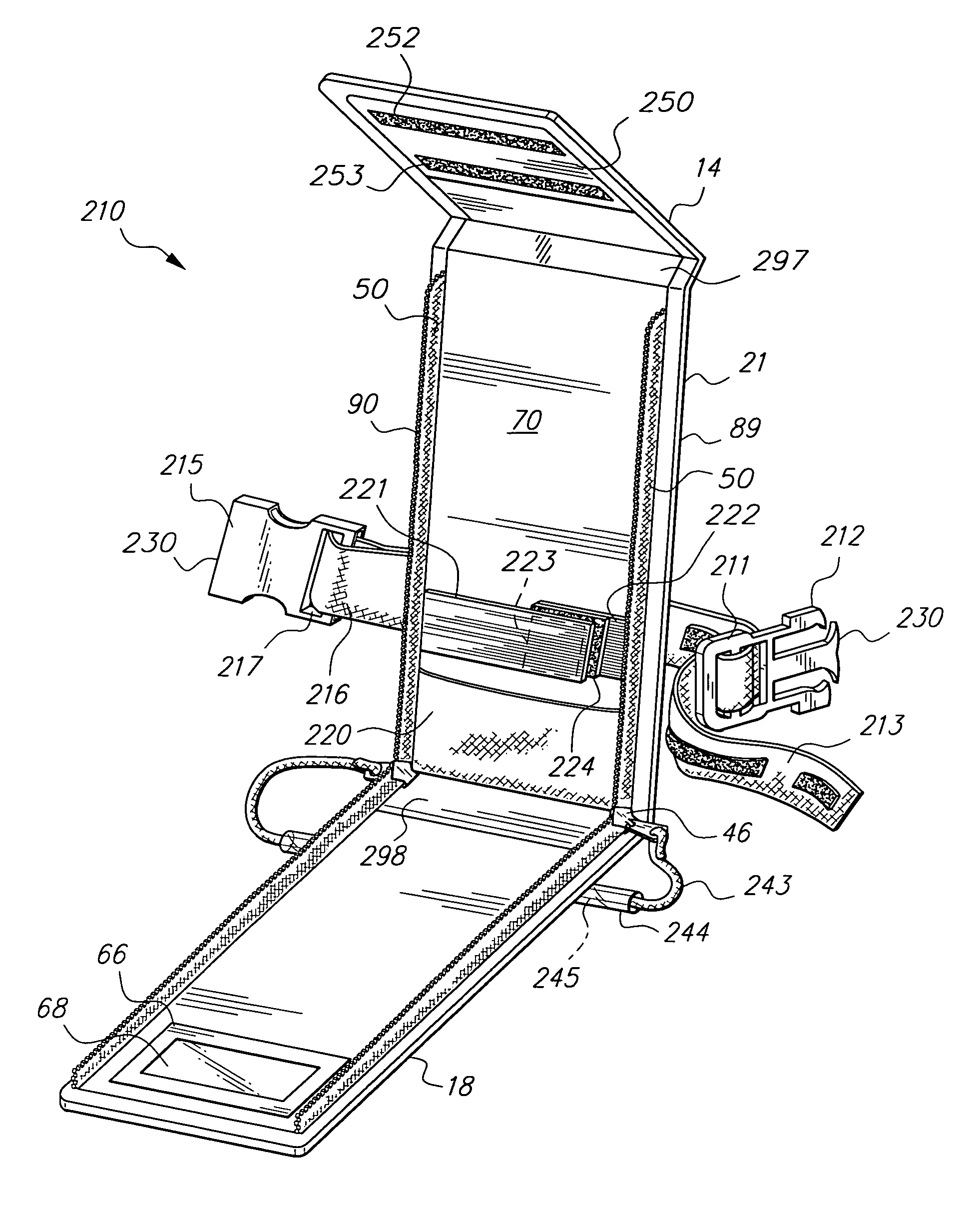 Traffic ticket book holder