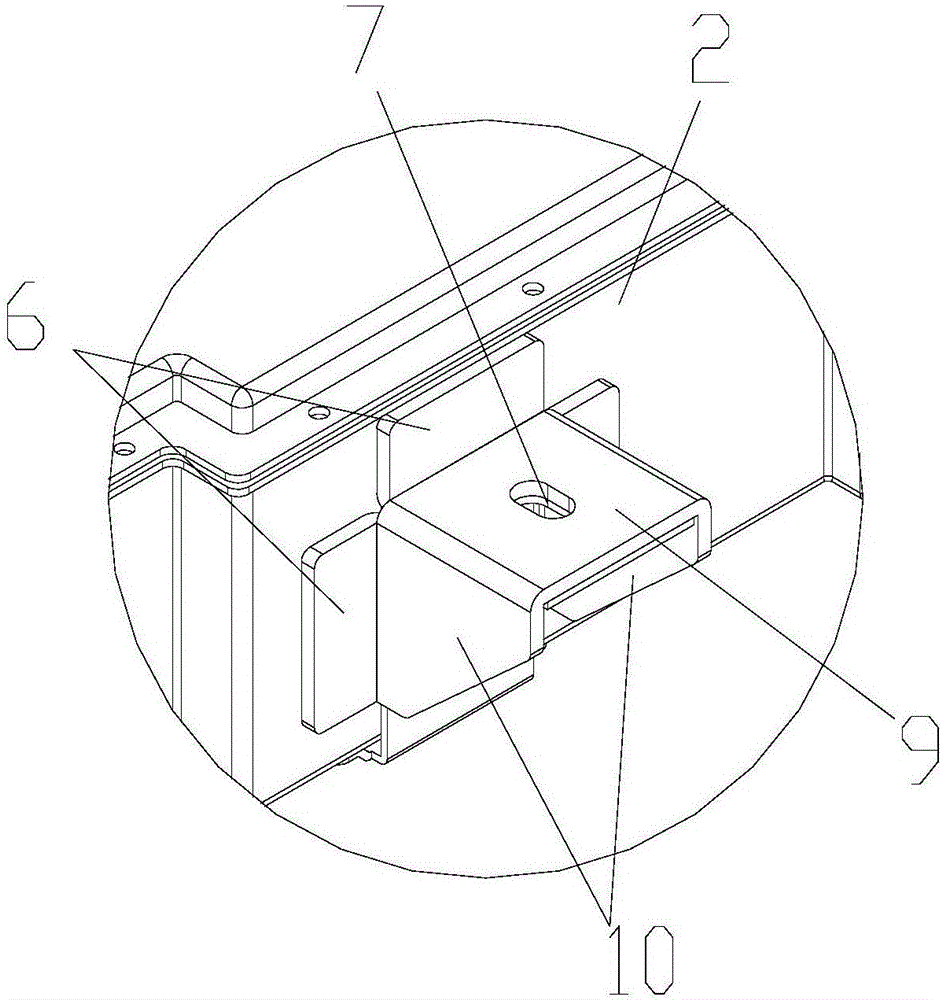 Safety type power battery system for electric automobile