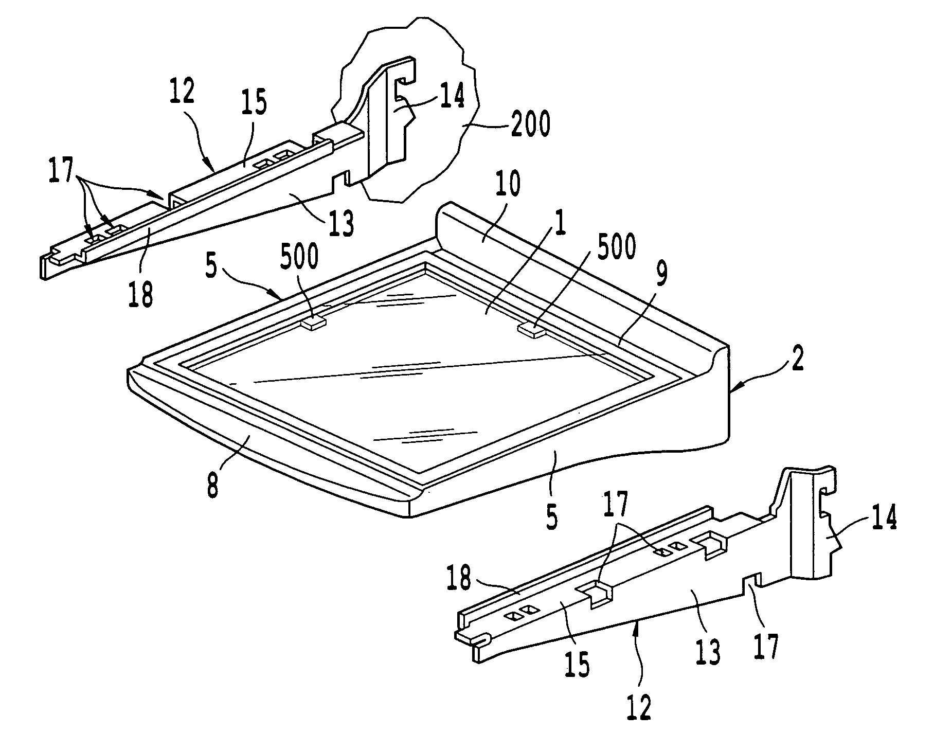 Shelf for supporting articles, particularly in refrigerated installations