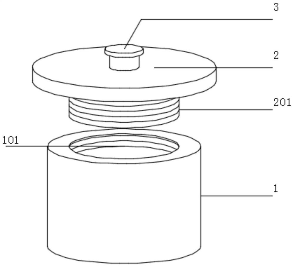 A cleaning device for electroplating copper ball treatment