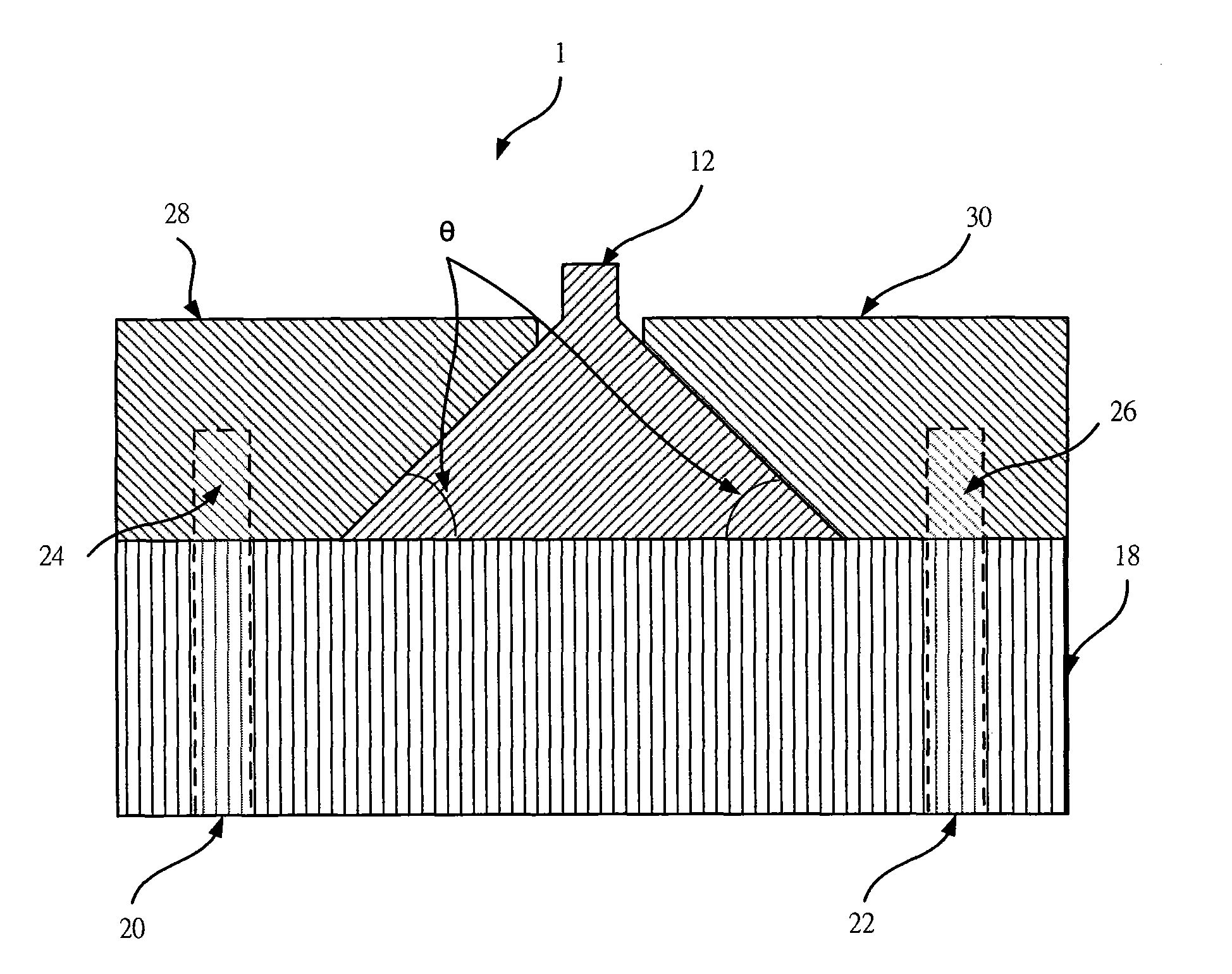 Detachable pressing cutter device