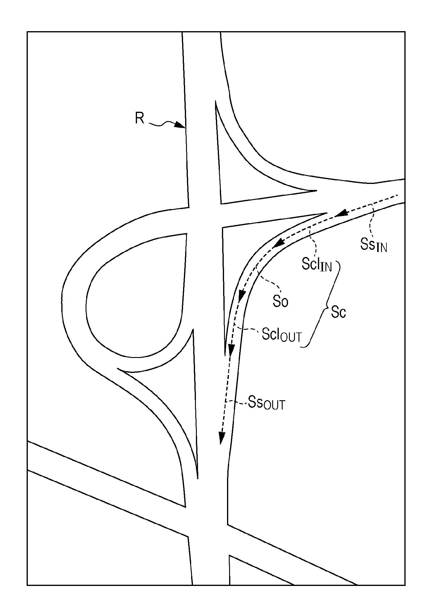 Curved-section-information supplying apparatus and curved-section-information supplying method