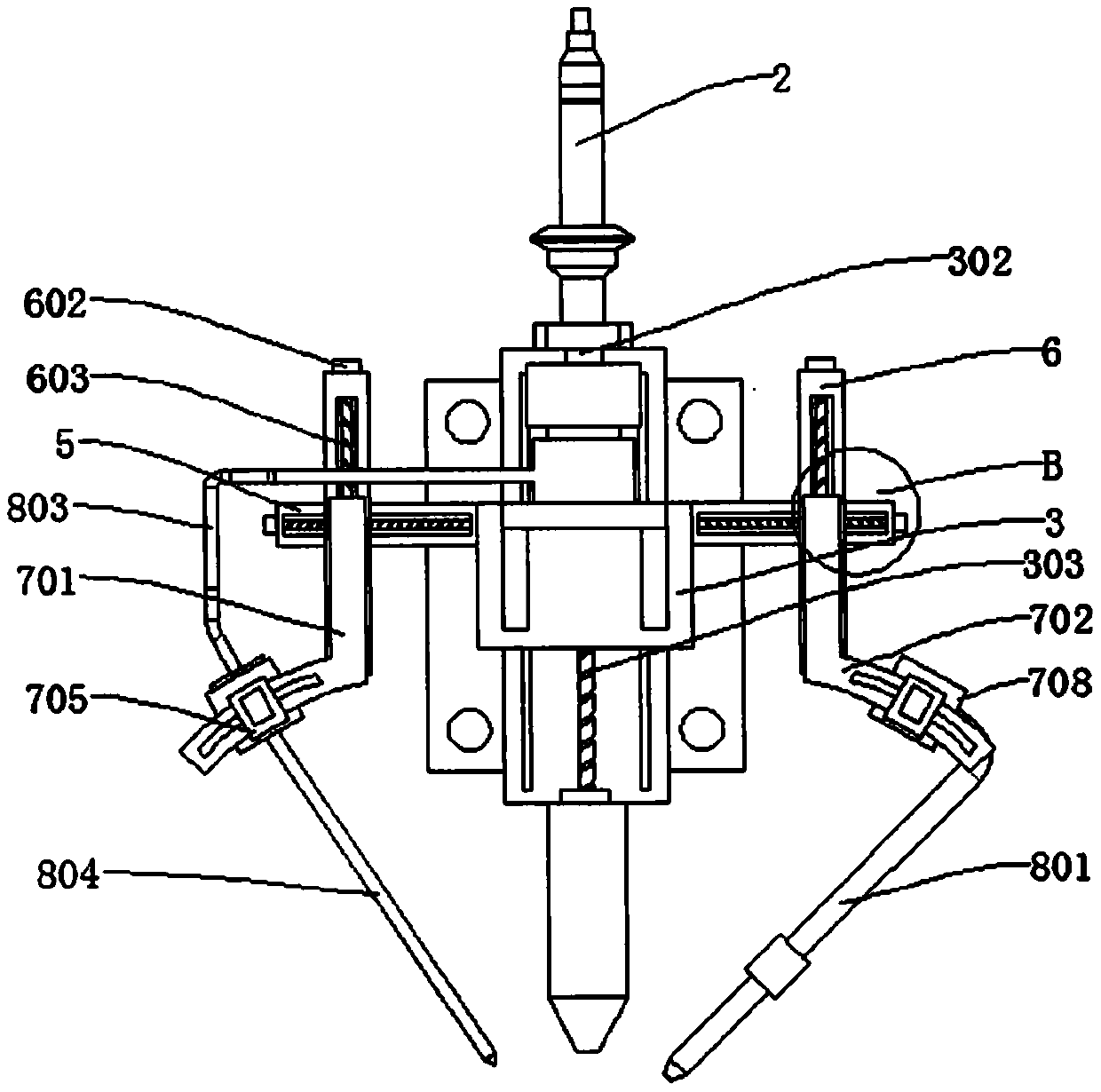 Double-laser welding integrated welding head