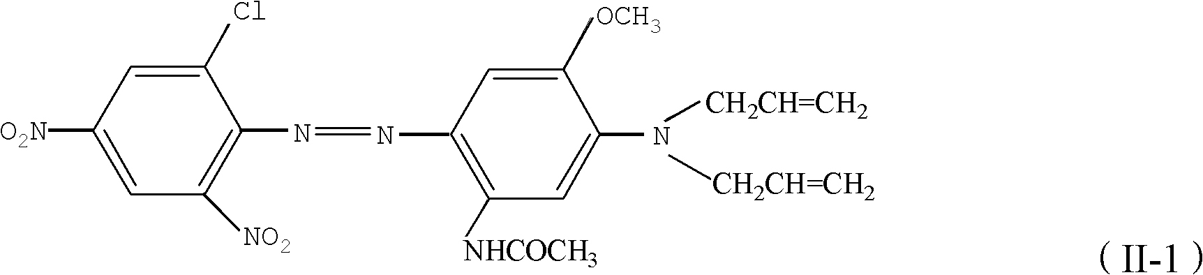 High-fastness black and blue disperse dye composite