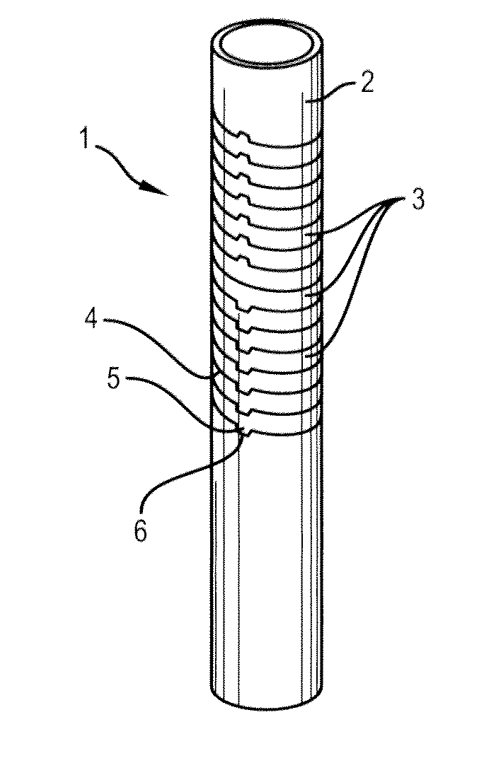 Coil capable of generating a magnetic field and method of manufacturing said coil