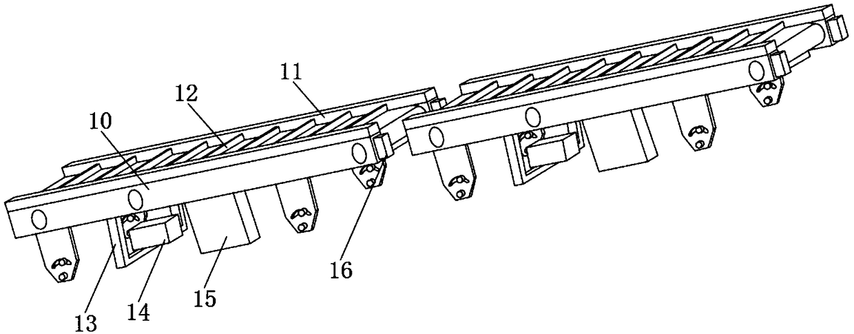 Straw granulator feeding device