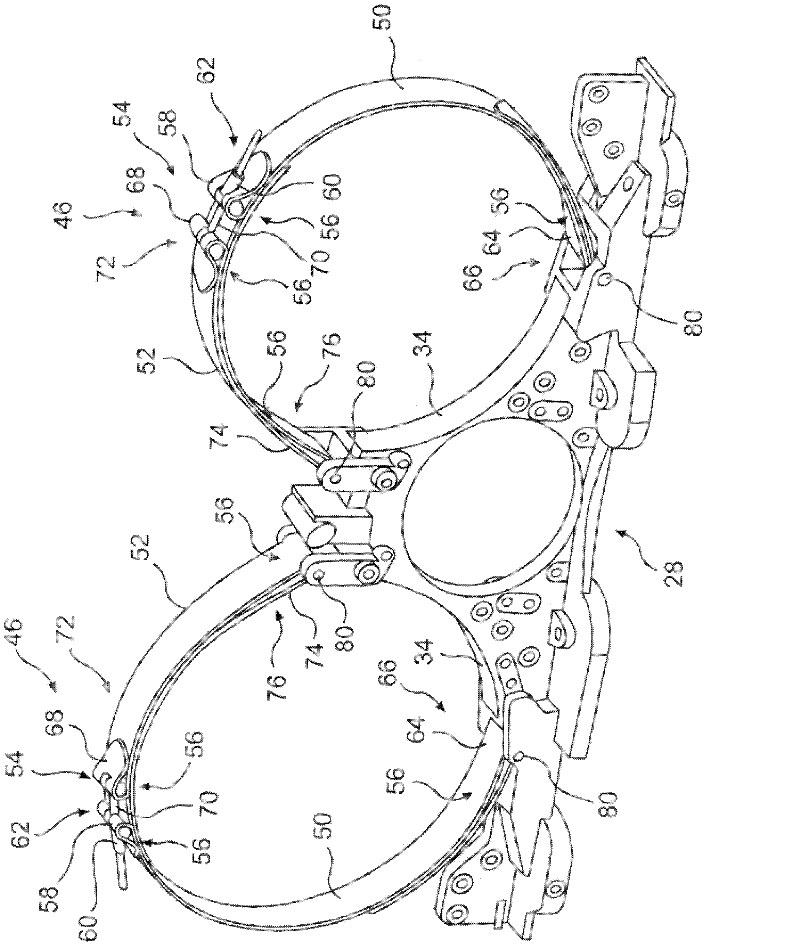 Strap for securing exhaust treatment device