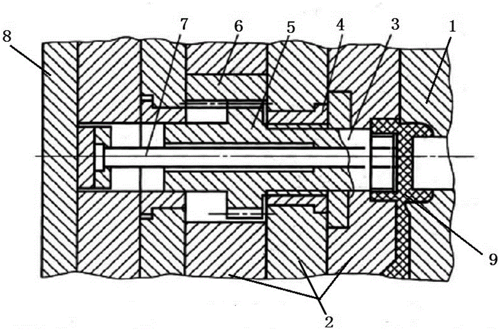 Rotation thread unwinding mechanism