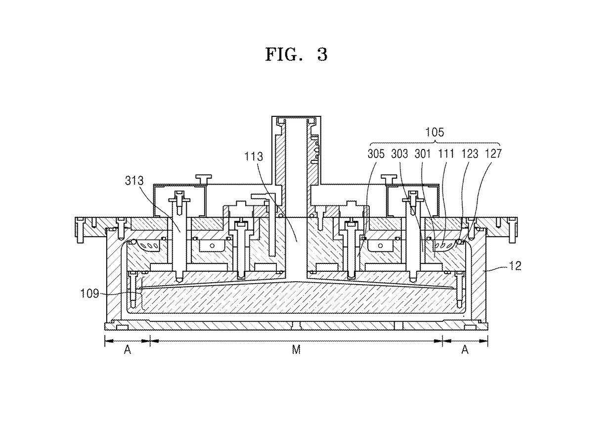 Substrate supporting plate, thin film deposition apparatus including the same, and thin film deposition method