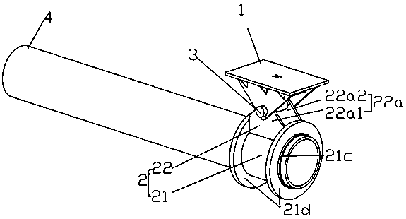 Steel pipe arch bridge cable-stay connecting device and connecting method