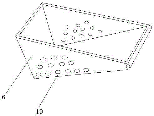 Automatic water taking and irrigation device beside water area