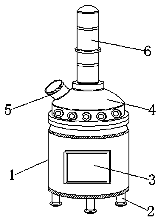 Graphite reactor convenient to clean