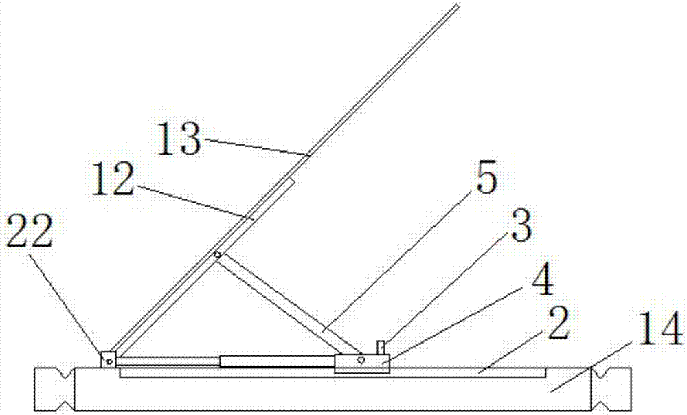 Telescopic antiriot fork capable of enlarging protective area