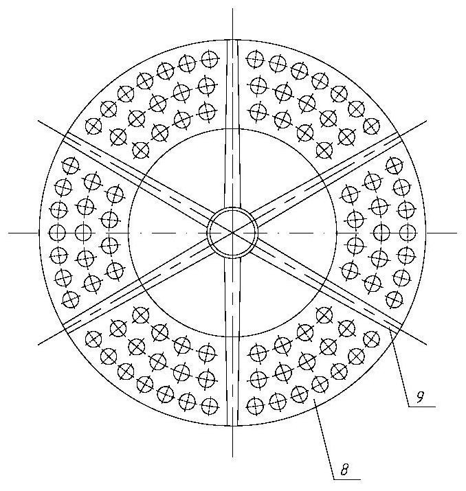 High-viscosity polymer polycondensation reactor based on combined stirring mechanism