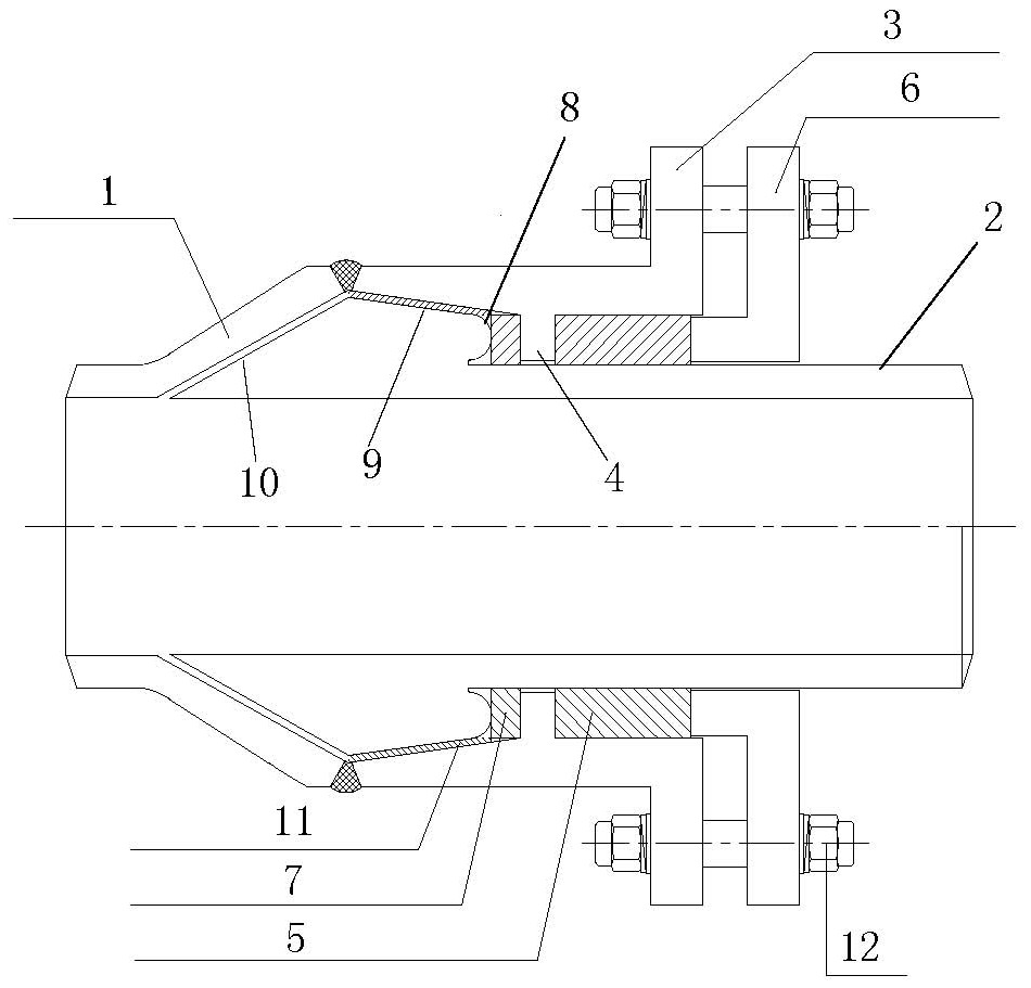 Internal pressure self-sealing rotary compensator