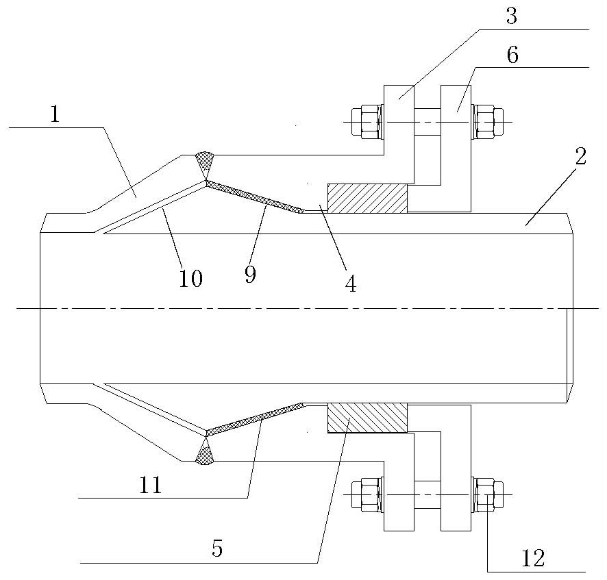 Internal pressure self-sealing rotary compensator