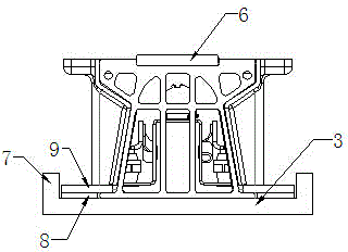 End connection mechanism for embedded power supply system