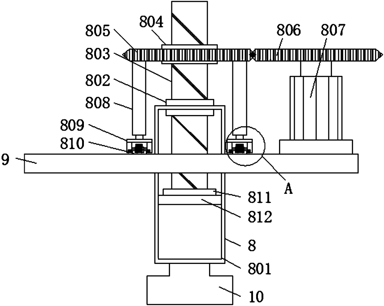 Machining fixture for petroleum conveying device