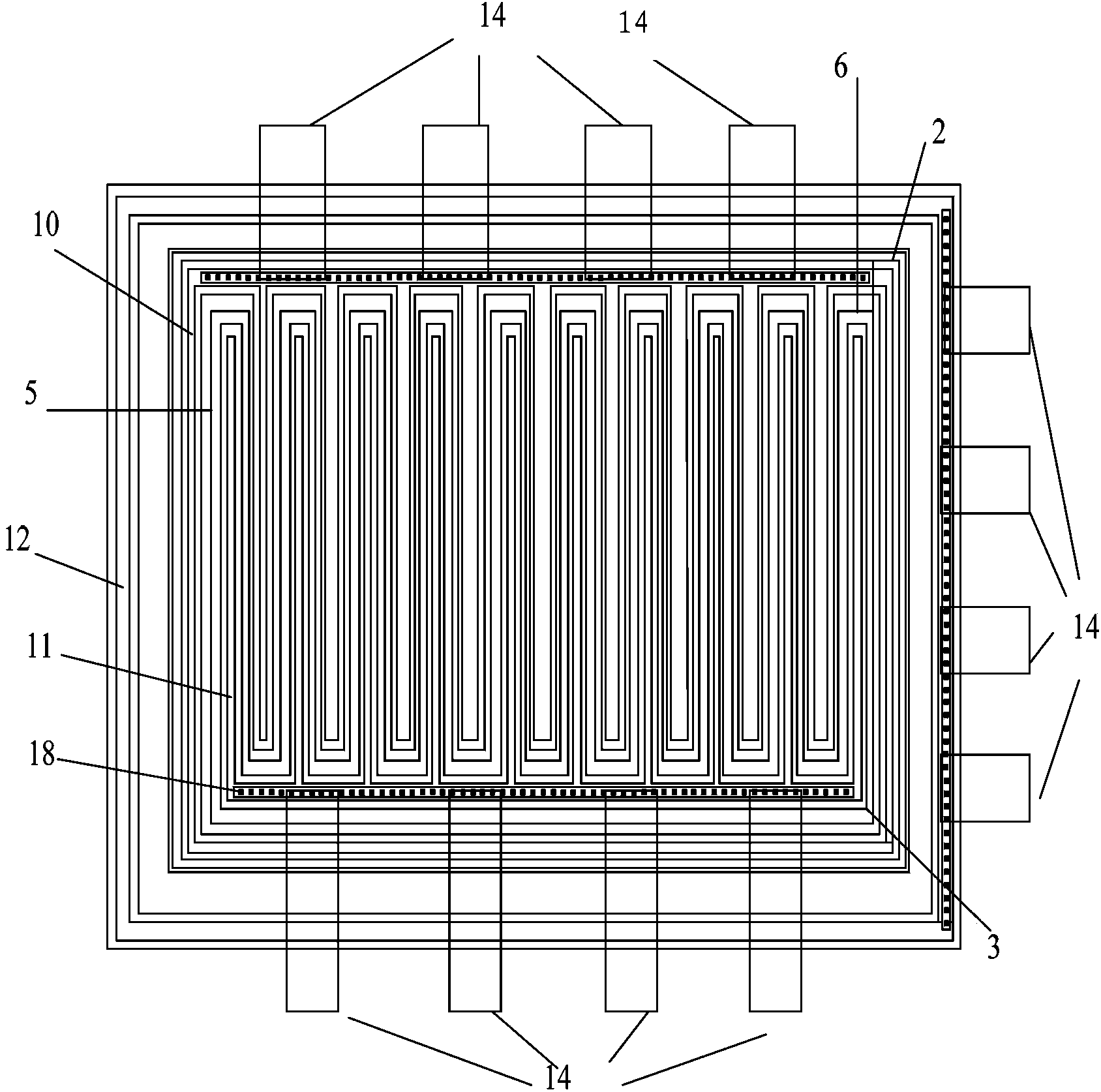 Silicon-based uniwafer photoelectricity integrated receiving chip for plastic optical fiber communication