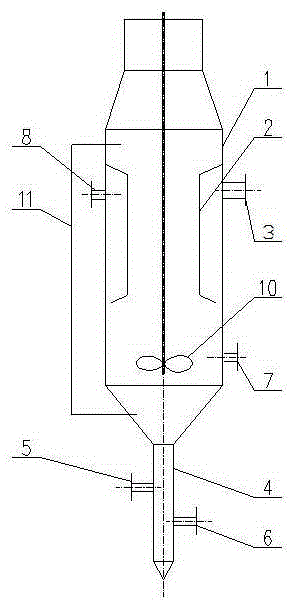 Salt crystallizing processing technology and device for zero discharge of high salt wastewater