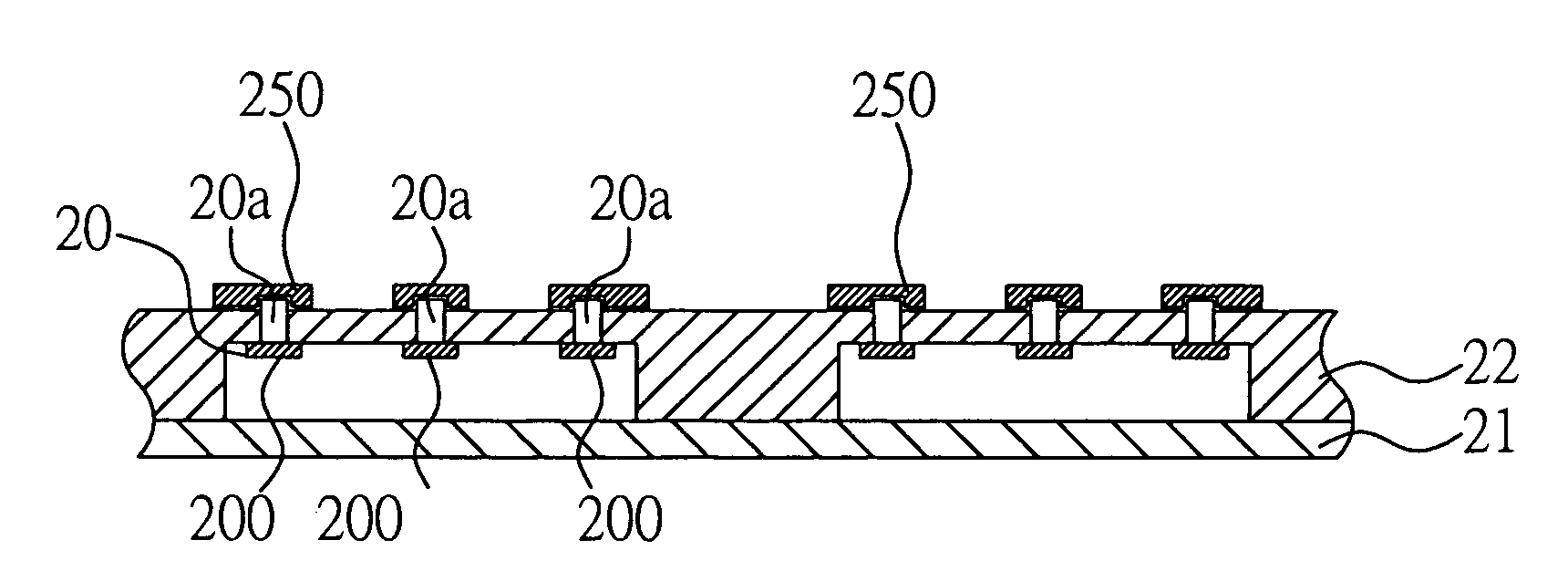 Semiconductor chip electrical connection structure