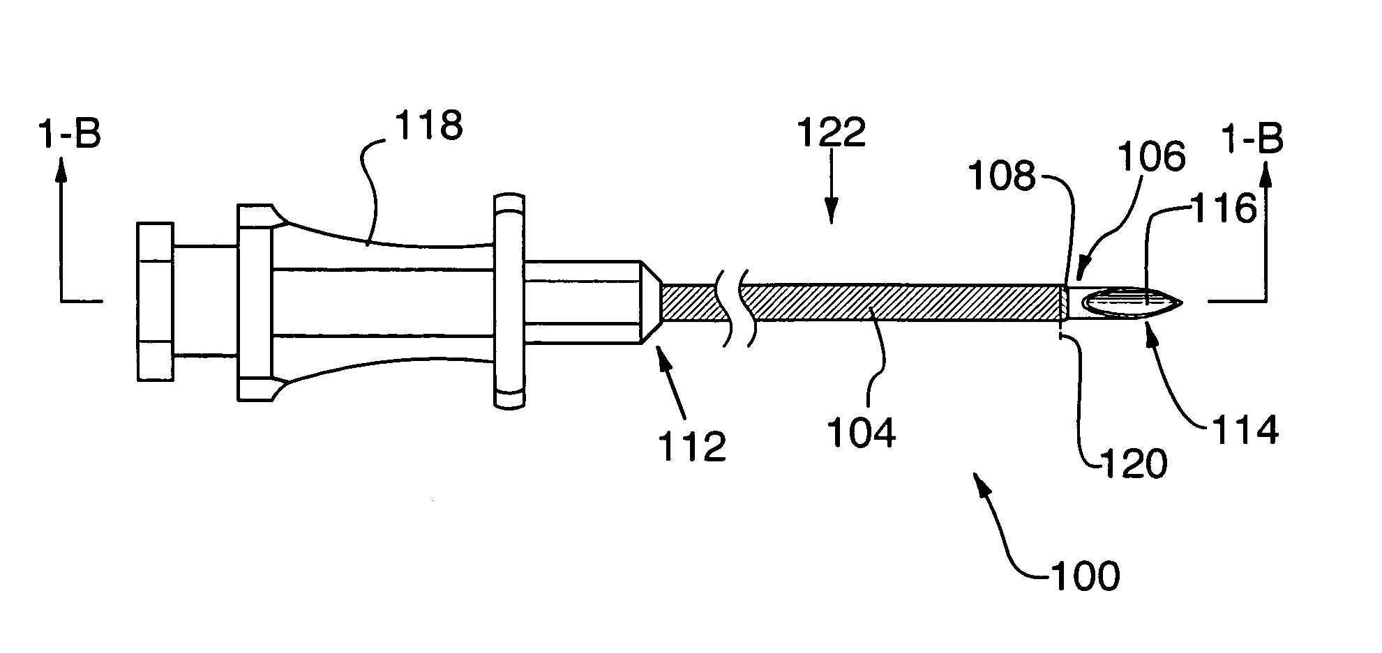 Electrosurgical device with improved visibility