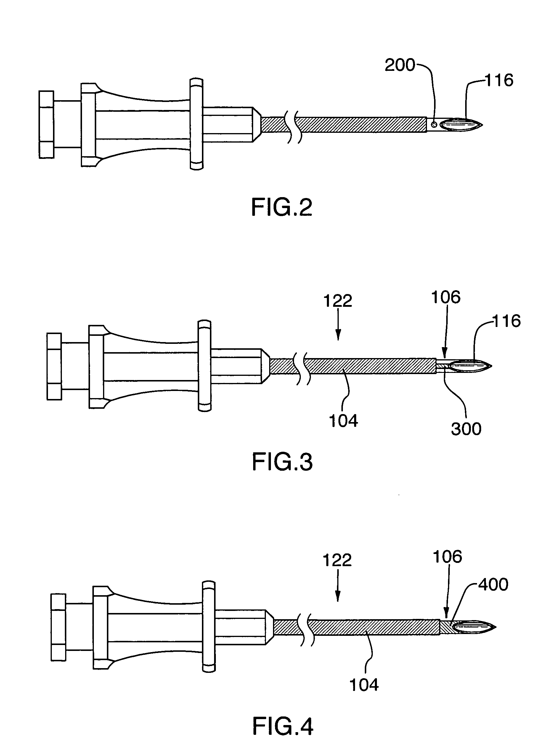 Electrosurgical device with improved visibility