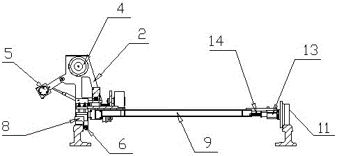 Railway turnout repair device and rail burr repair method