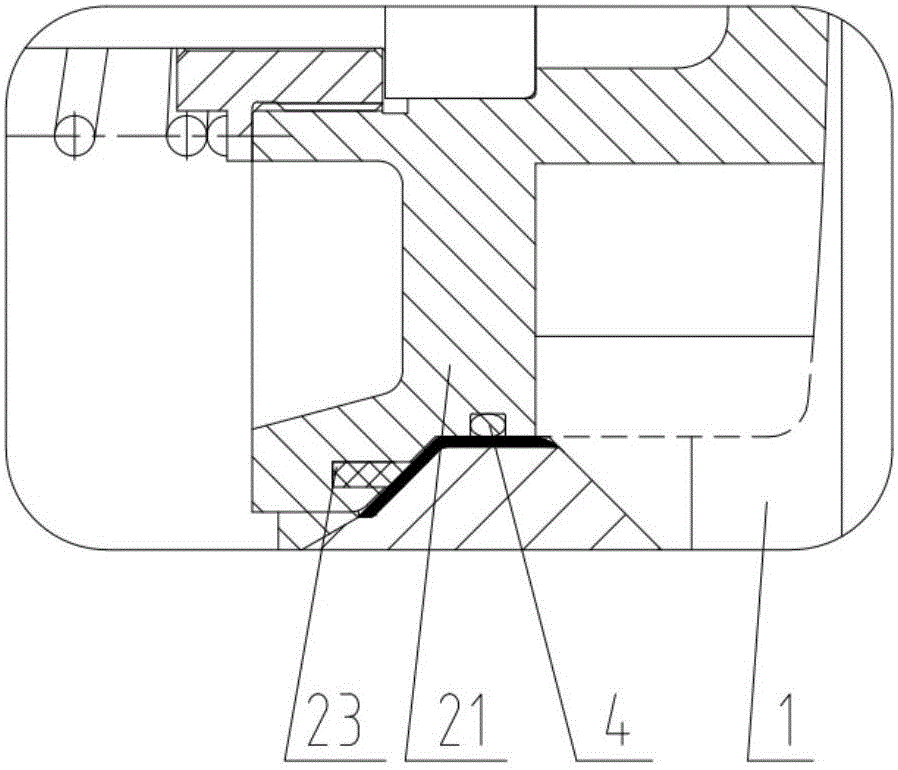 Double-seal axial-flow type check valve