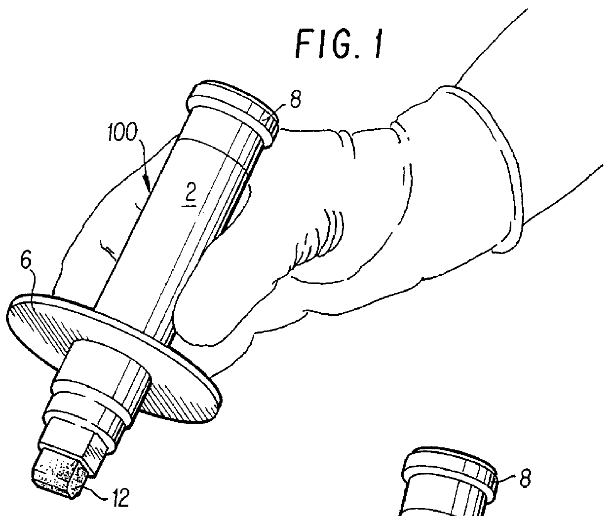 Applicator for flowable materials