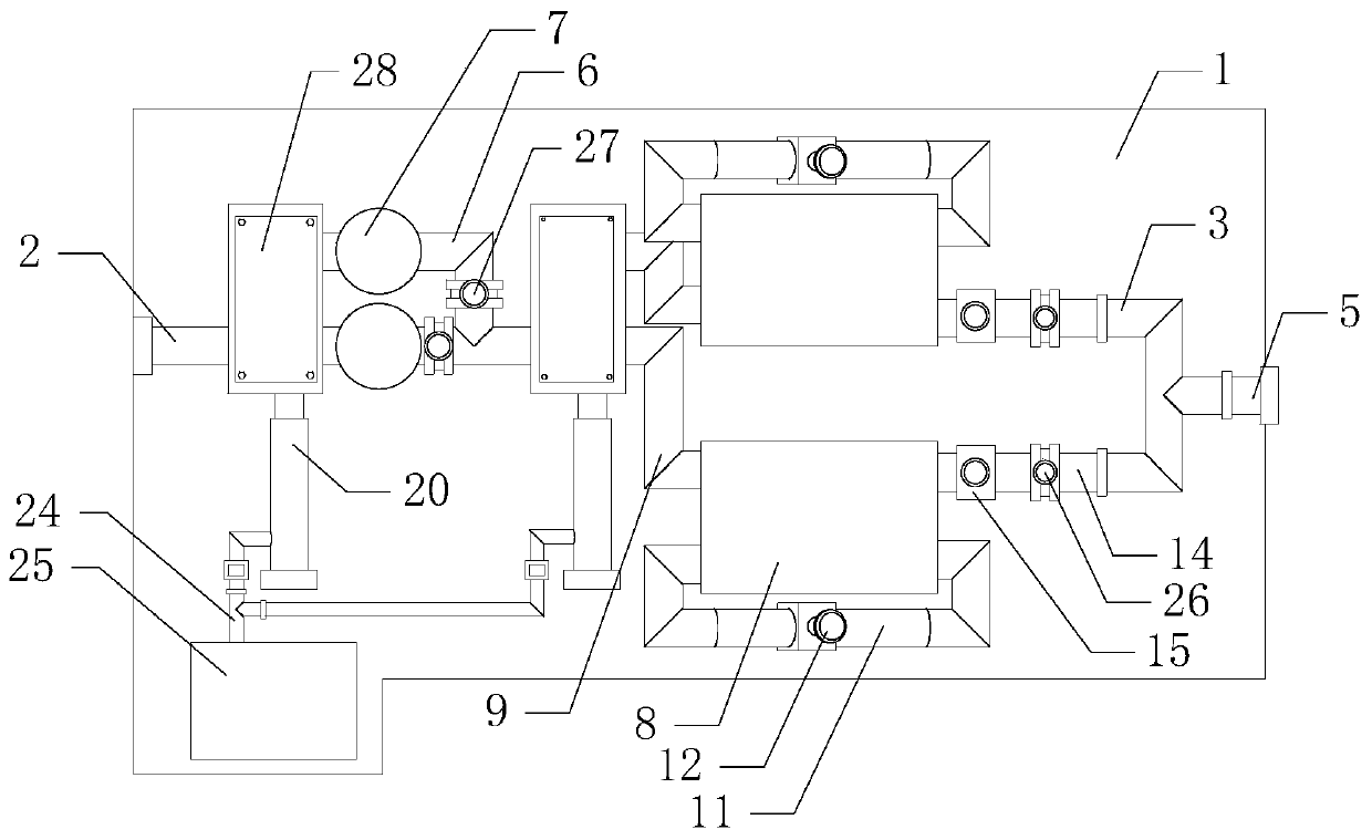 CNG uninterrupted pressure regulating heat exchange device