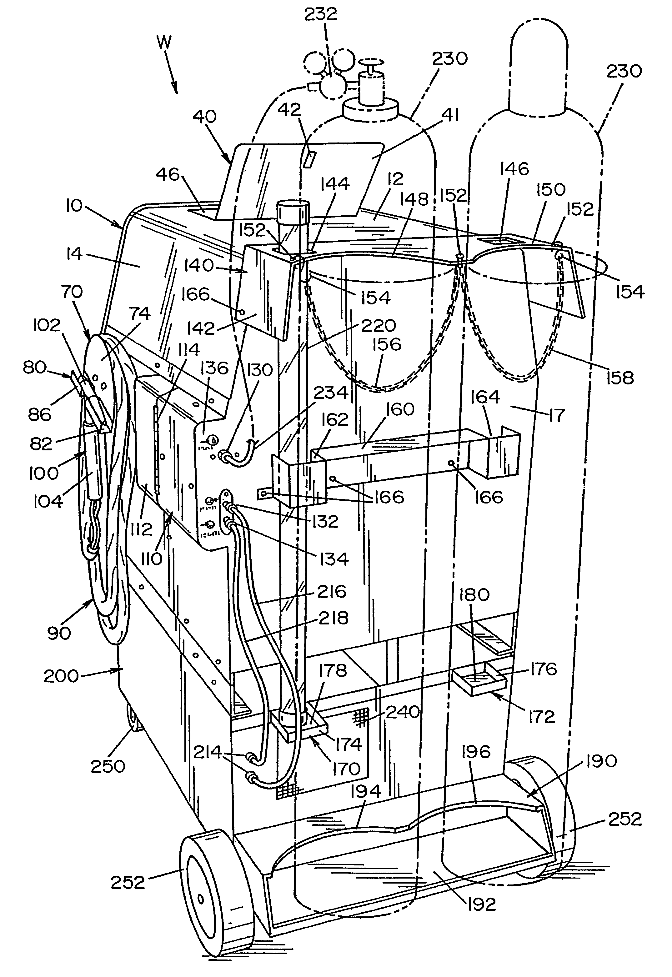 Welding accessory arrangement