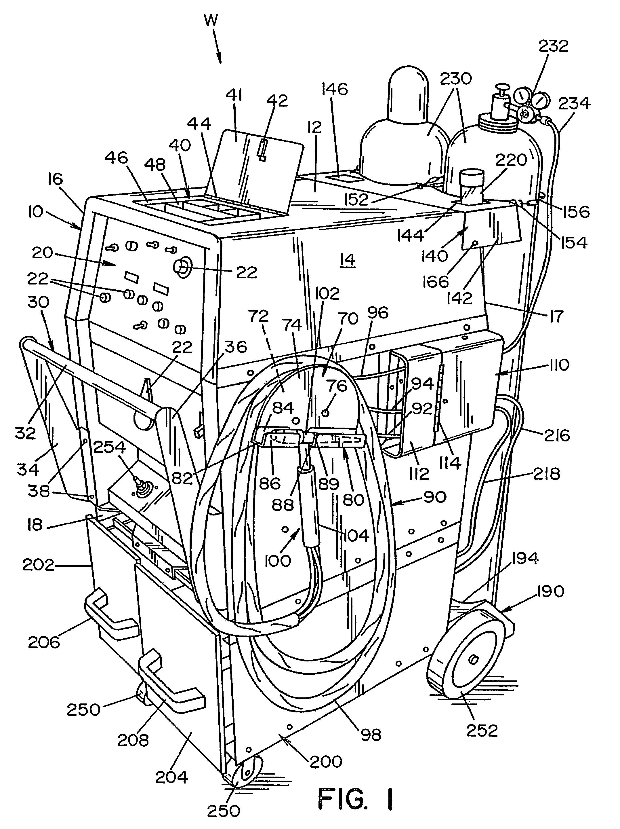 Welding accessory arrangement