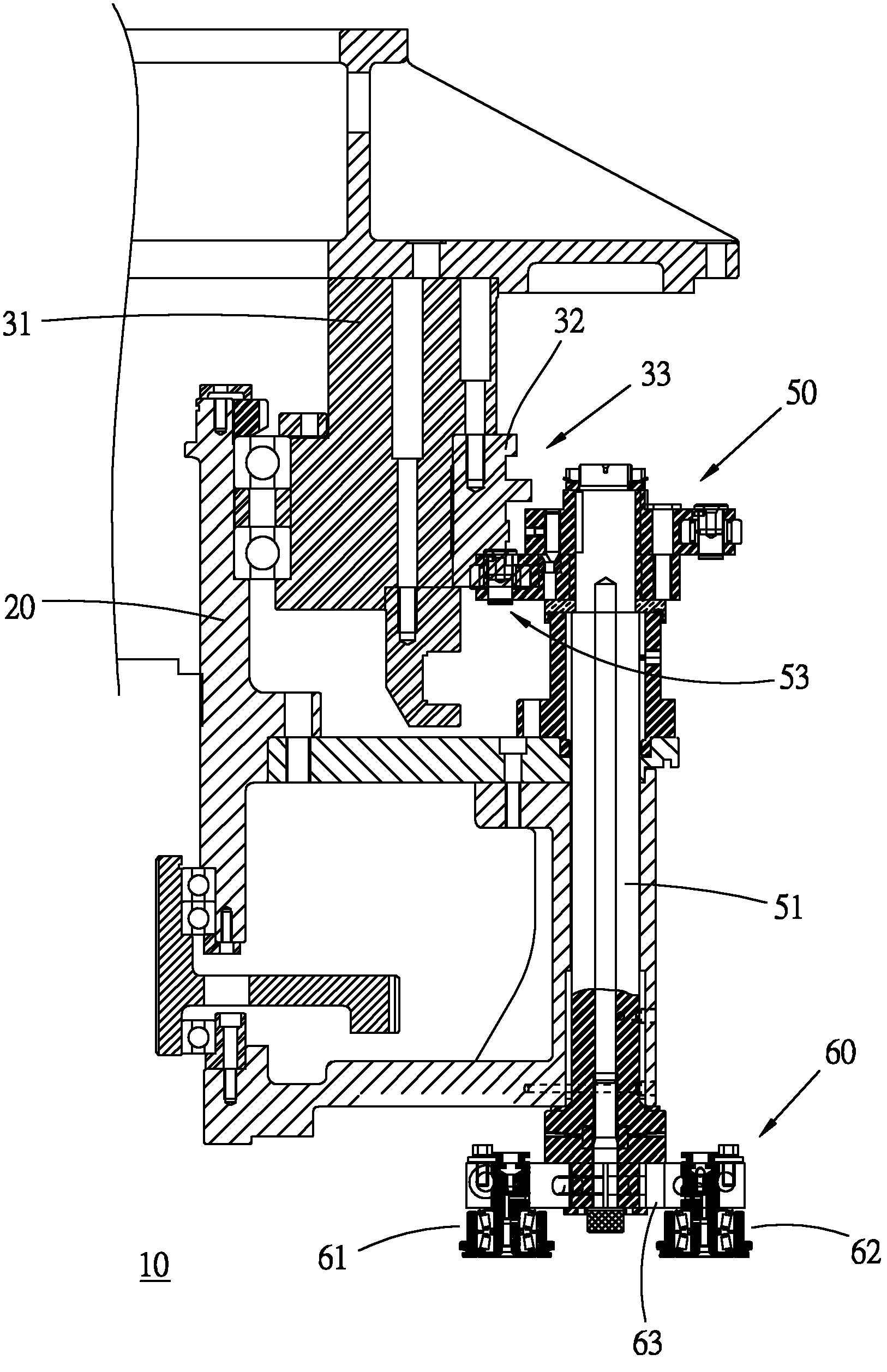 Seaming mechanism of can manufacturing machinery