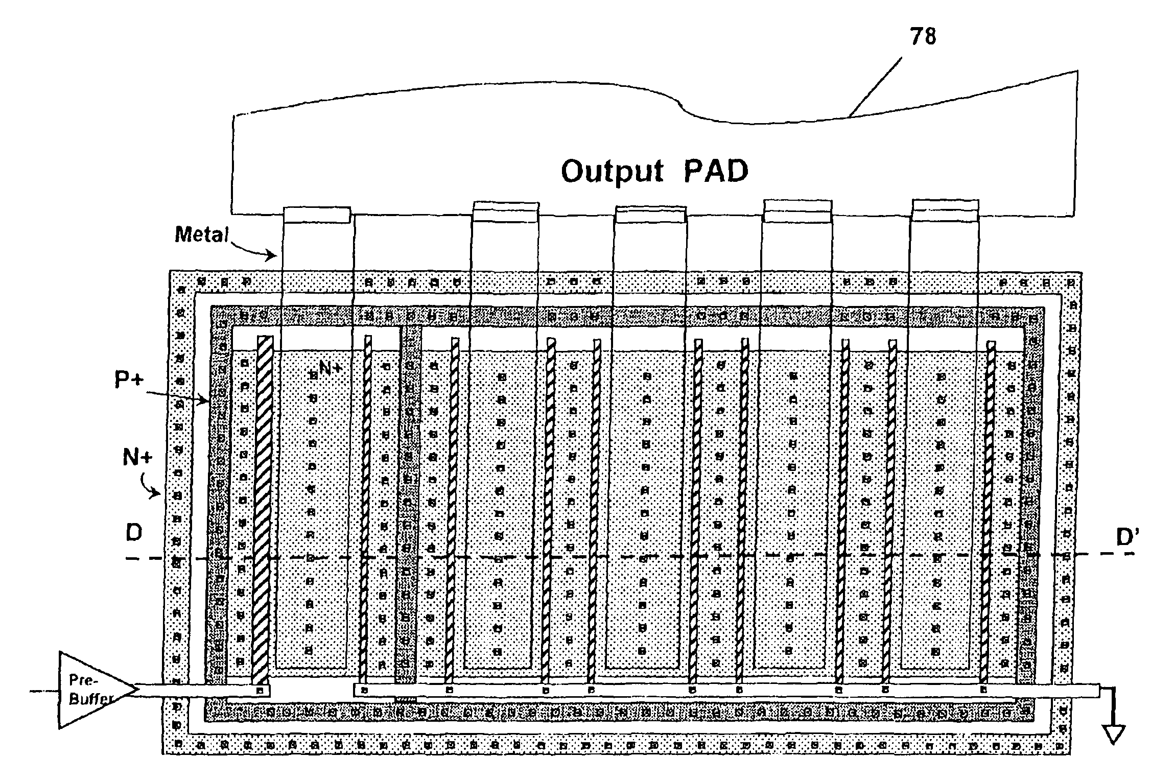 ESD protection design with turn-on restraining method and structures