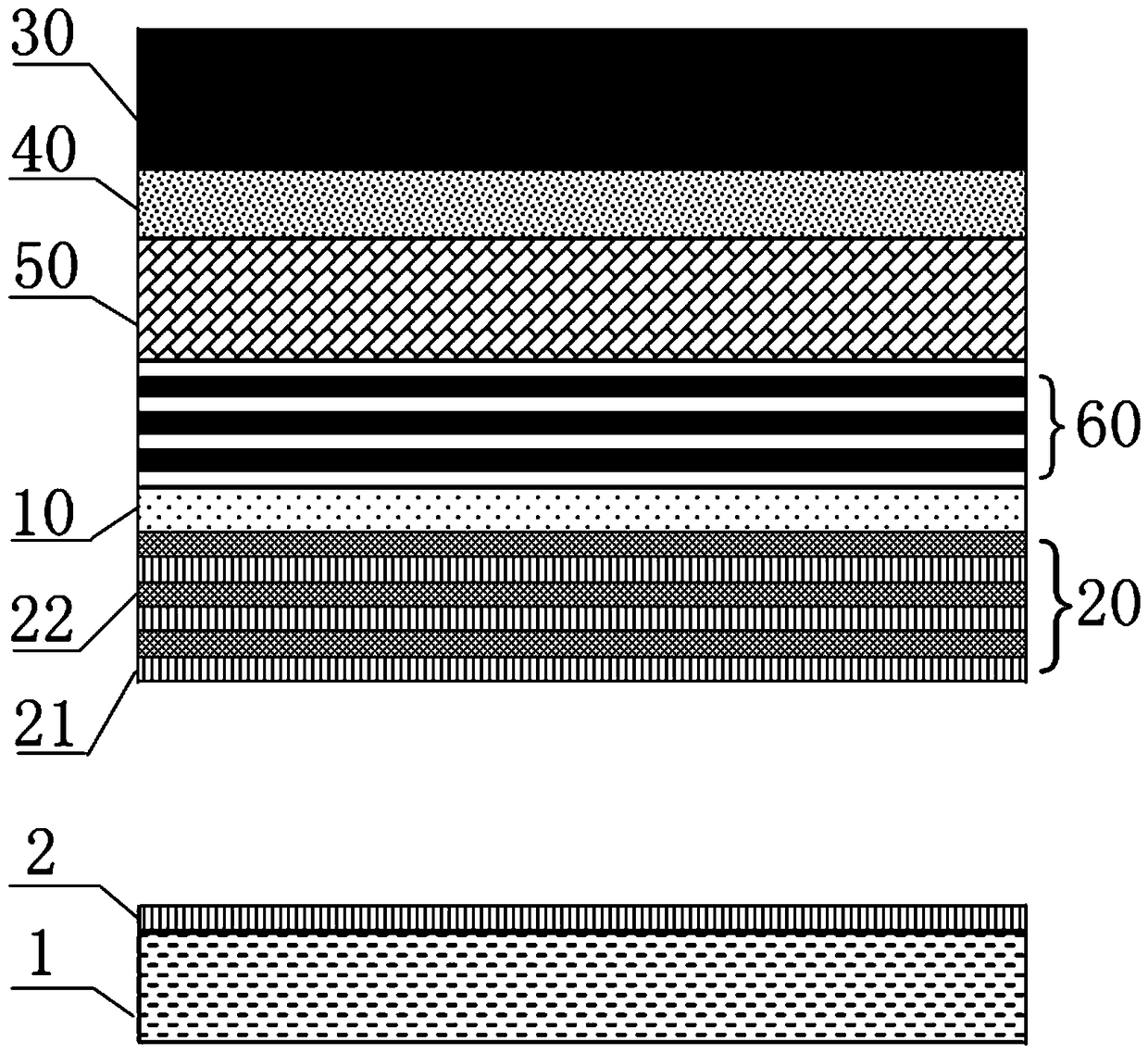 LED substrate transferring method and application thereof