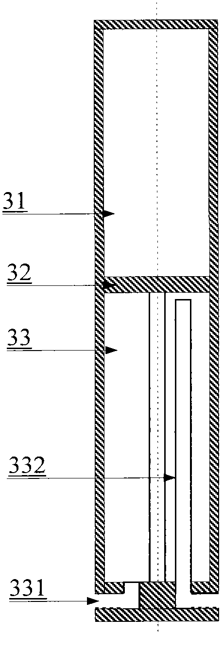 Water-cooled rod and crystal growth furnace using the water-cooled rod