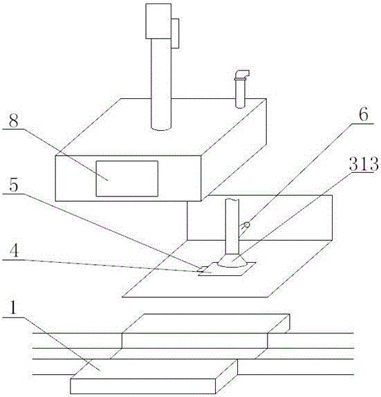 Paint spraying mechanism for network filter labels